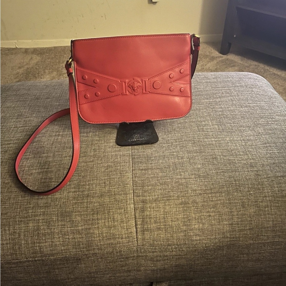 Versace Red Crossbody Medusa Bag